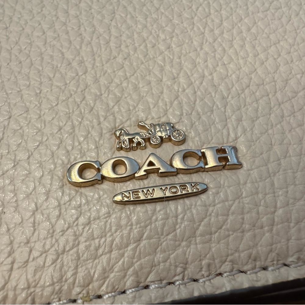 Coach Cream and Brown Crossbody Bag - Picture 7 of 8